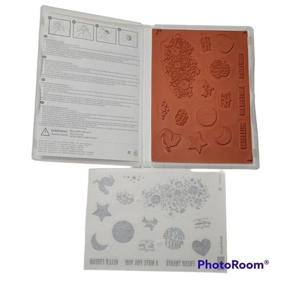 Stampin' Up WOOD WORDS Rubber Stamps - Picture 2 of 12